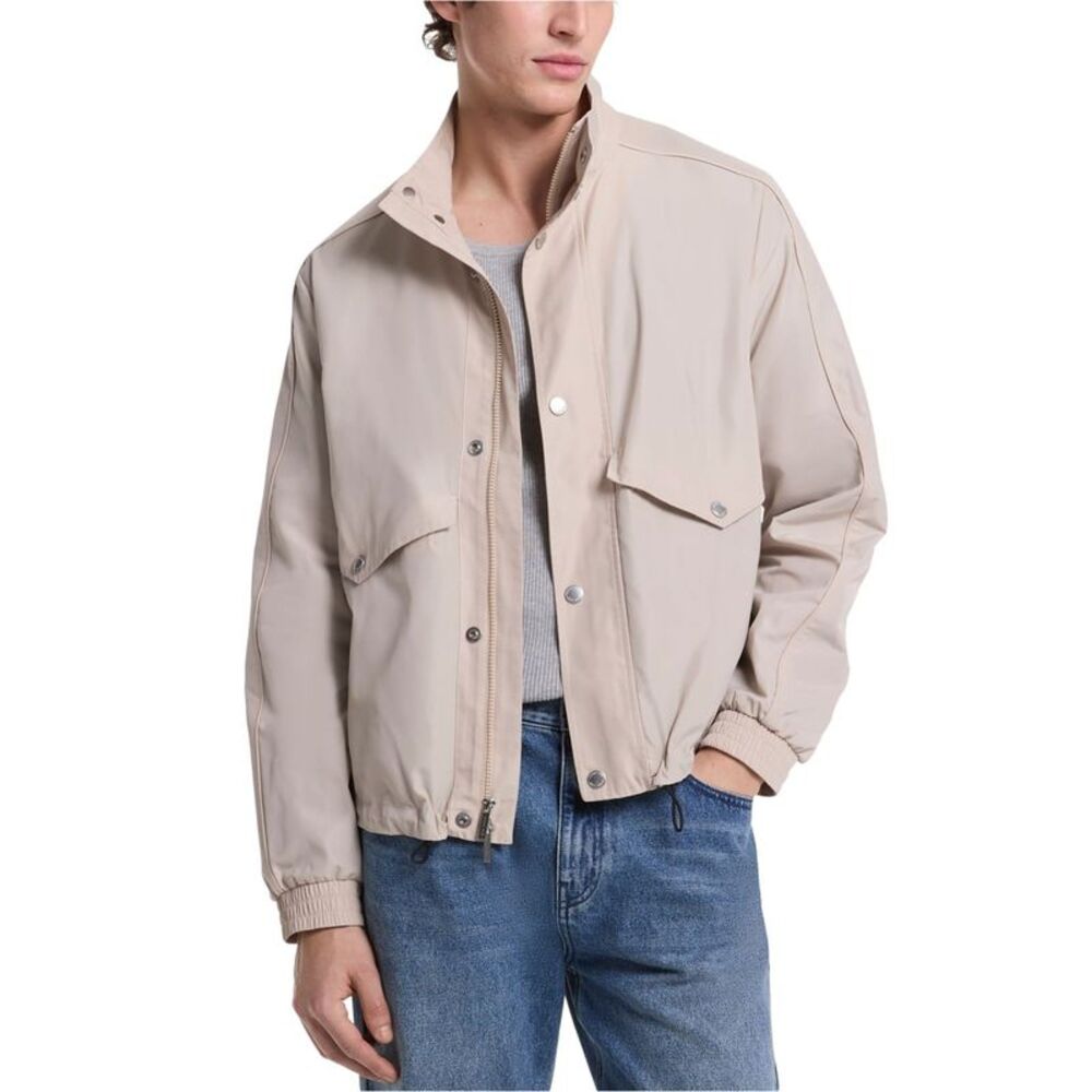 Michael Kors Mens Lightweight Water-Resistant Windbreaker Jacket, NWT